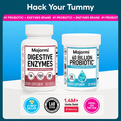 Hack Your Tummy™ Digestive Enzymes + Probiotic Bundle