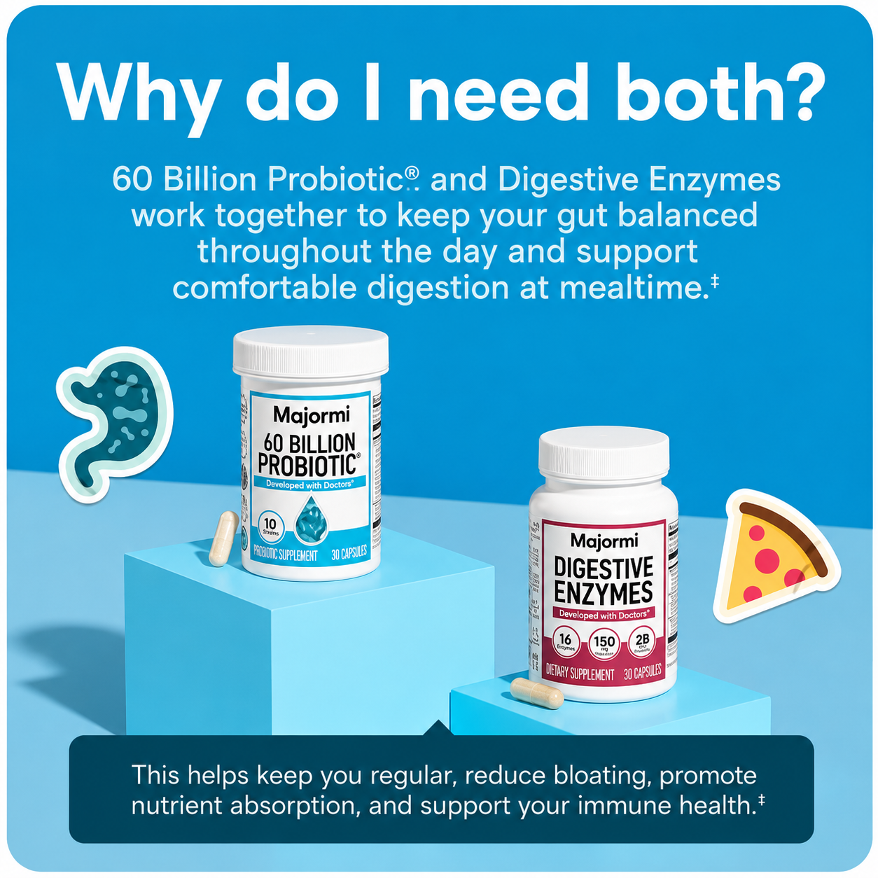 Hack Your Tummy™ Digestive Enzymes + Probiotic Bundle