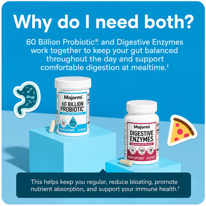 Hack Your Tummy™ Digestive Enzymes + Probiotic Bundle
