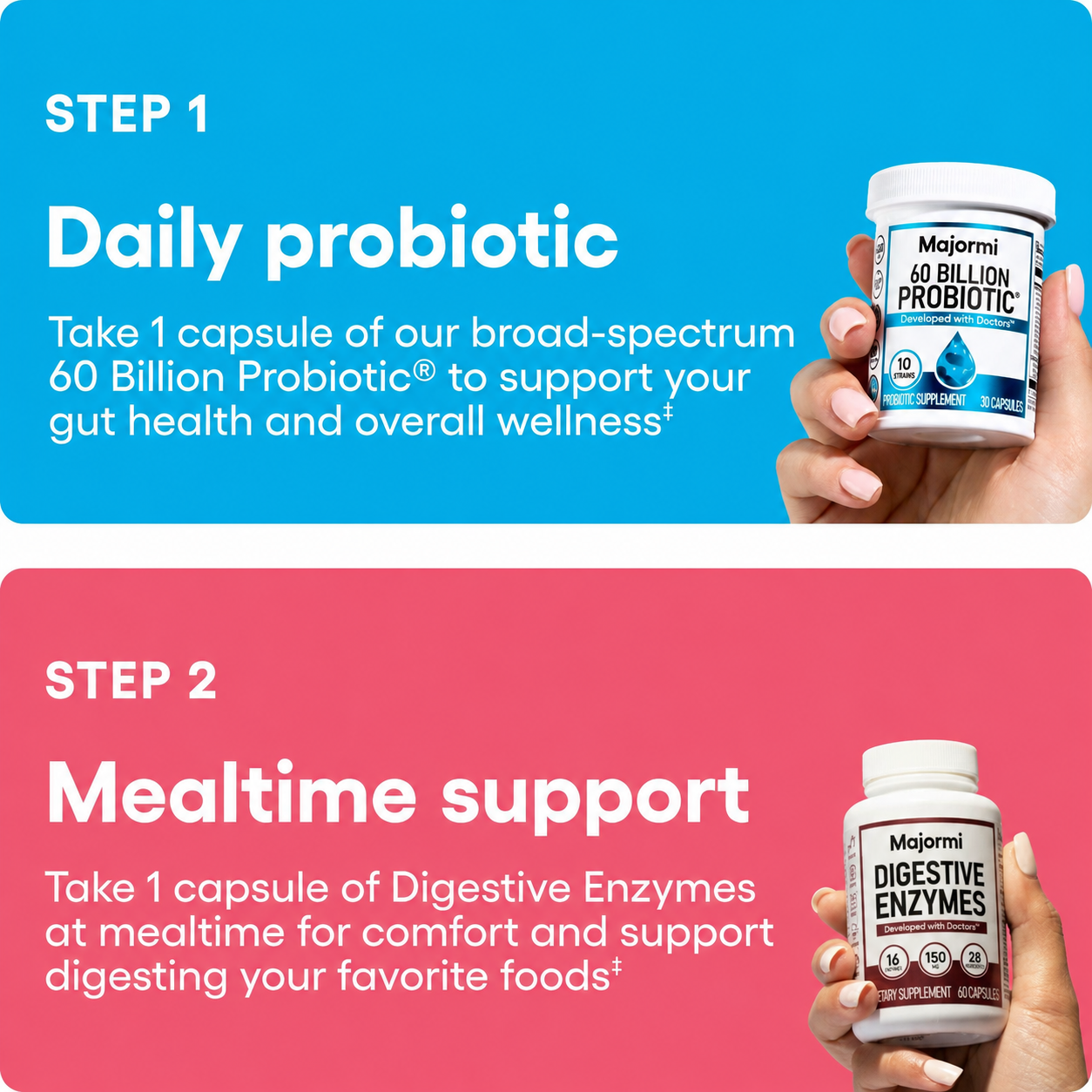 Hack Your Tummy™ Digestive Enzymes + Probiotic Bundle